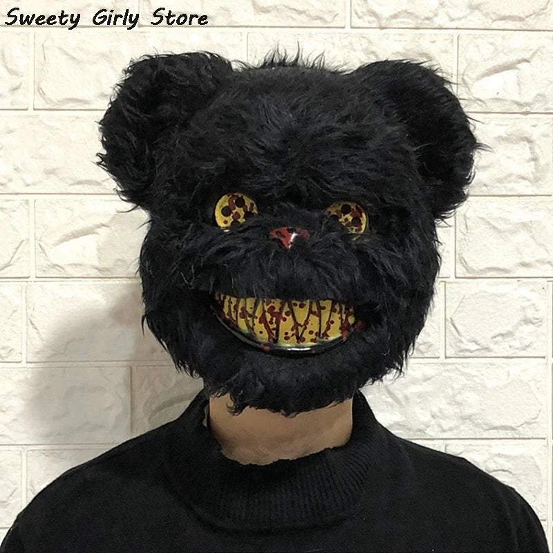 Rabbit Cosplay Mask – Scary Halloween Party Costume Headgear
