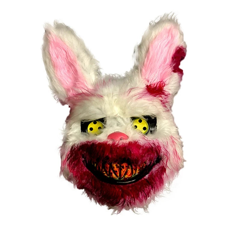 Rabbit Cosplay Mask – Scary Halloween Party Costume Headgear