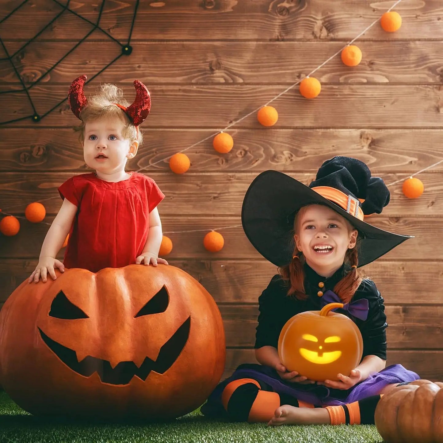 Halloween Animated Pumpkin Lamp – 16 Projections, Sound Effects & Built-In Speaker