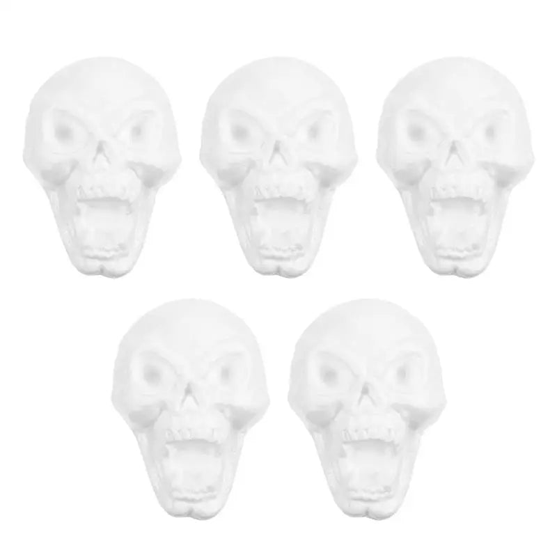 DIY Foam Skull Craft Kit – 5pcs Halloween Grimace Painting Toys