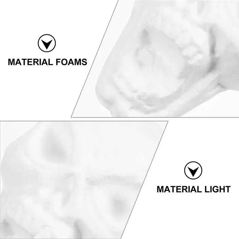 DIY Foam Skull Craft Kit – 5pcs Halloween Grimace Painting Toys