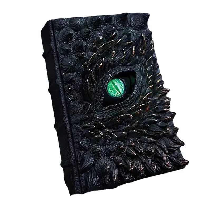 One-Eyed Horror Book Statue – Spooky Resin Decor for Halloween & Home
