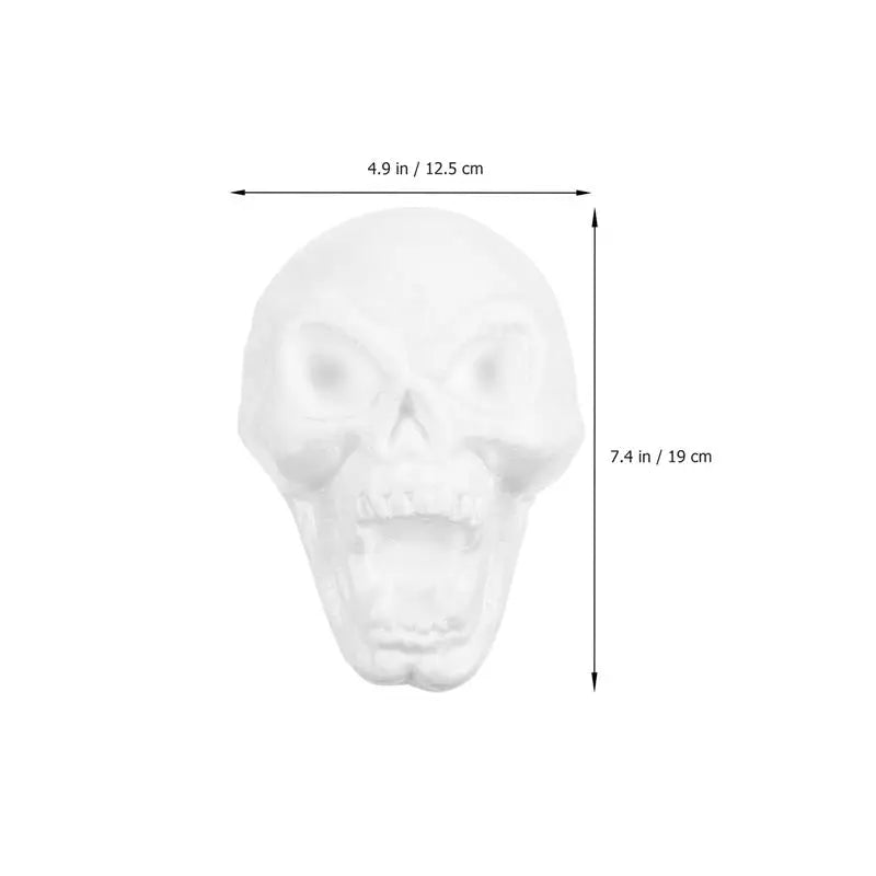 DIY Foam Skull Craft Kit – 5pcs Halloween Grimace Painting Toys