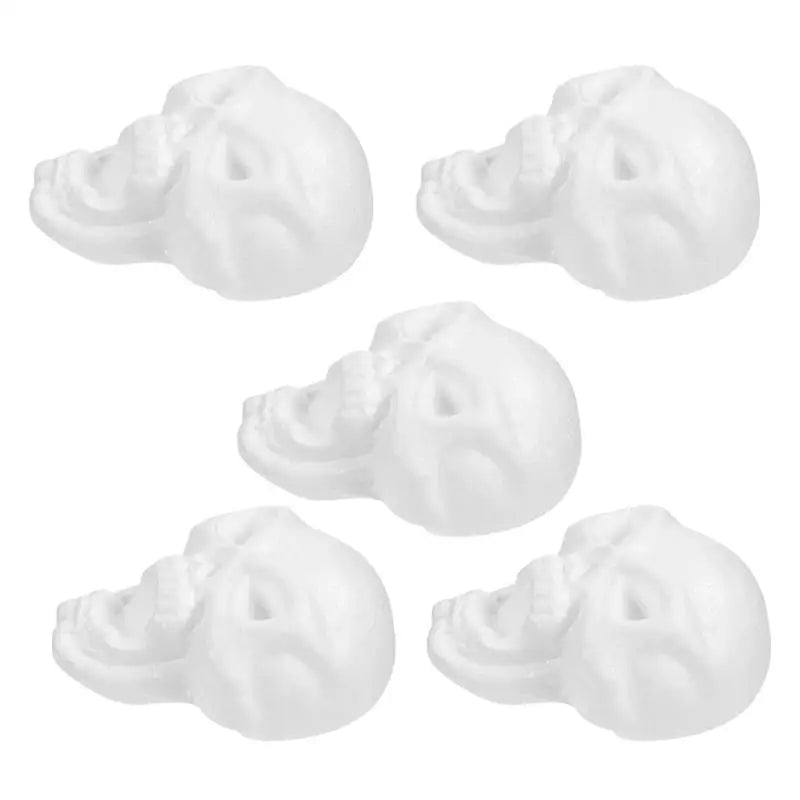 DIY Foam Skull Craft Kit – 5pcs Halloween Grimace Painting Toys