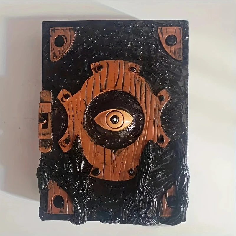 Cursed Devil Eye Horror Book – Gothic Halloween Decor & Spooky Party Prop