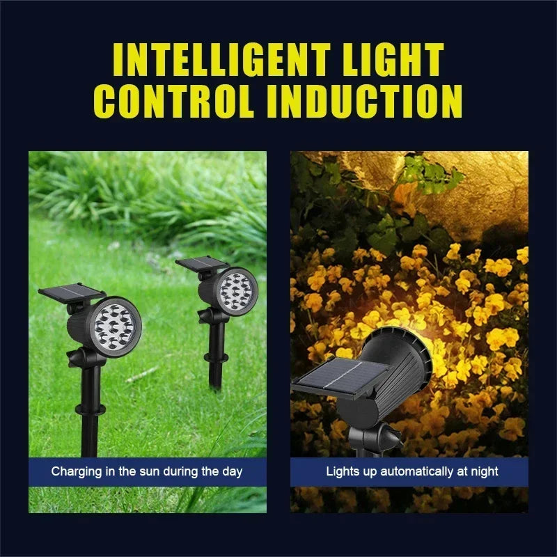 Solar Outdoor Lights – Waterproof Halloween Garden Spotlights