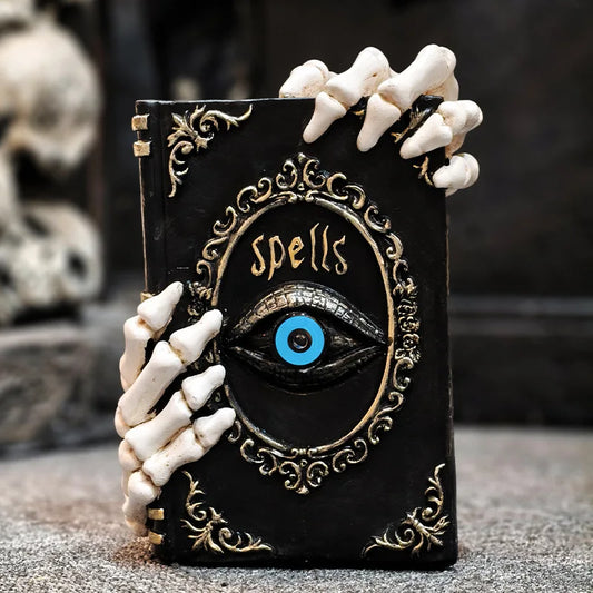 Book of the Damned – Devil’s Eye Necronomicon Halloween Prop & Decor