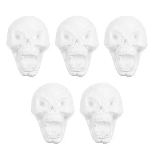 DIY Foam Skull Craft Kit – 5pcs Halloween Grimace Painting Toys