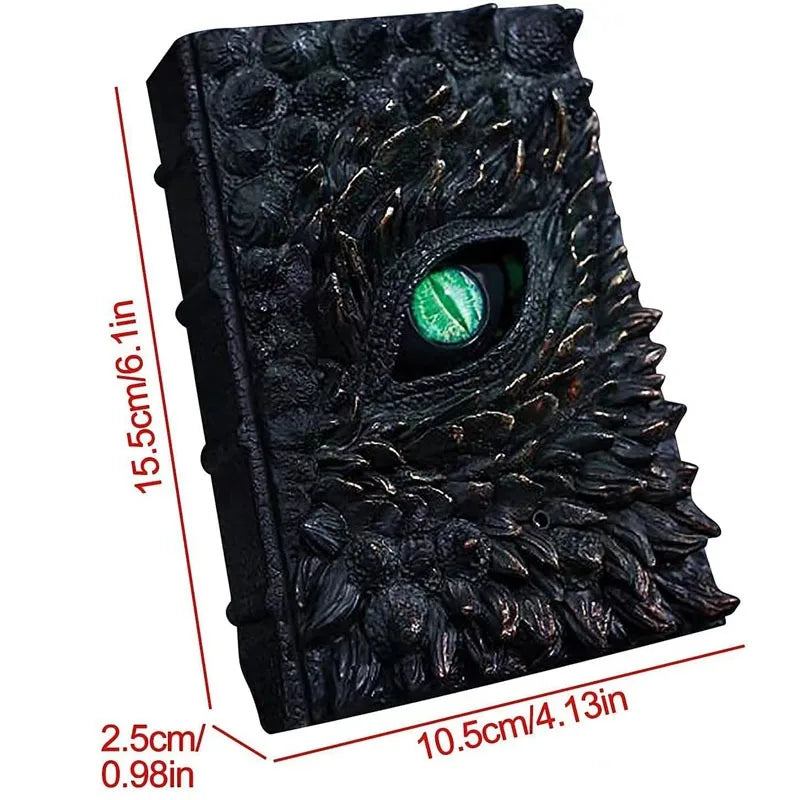 One-Eyed Horror Book Statue – Spooky Resin Decor for Halloween & Home