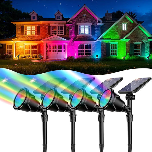 Solar Outdoor Lights – Waterproof Halloween Garden Spotlights